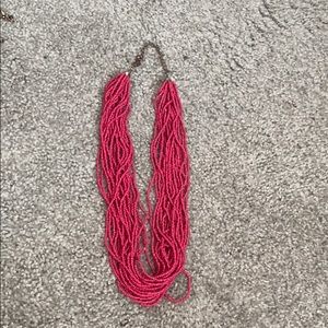 Pink Beaded Necklace